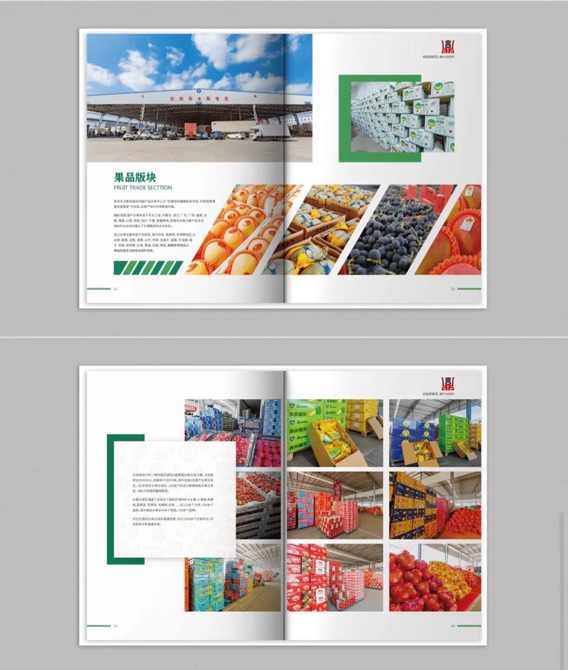 農副產品交易中心招商加盟畫冊案例分享